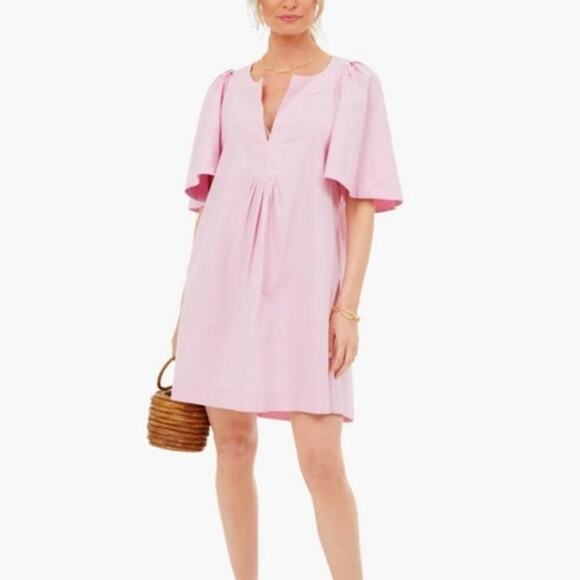 Pomander Place Tuckernuck Orchid Pink Finley Flutter Sleeve Dress Women's Size M - Picture 10 of 10